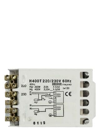 Ballast H400T 220/230V 60Hz CE