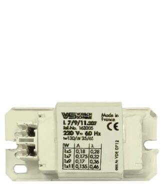 Electronic ballast for fluorescent lamps.