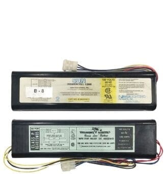 Electronic ballast for fluorescent lamps.