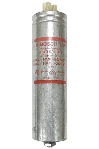 Bosch capacitor 40F made in Germany.