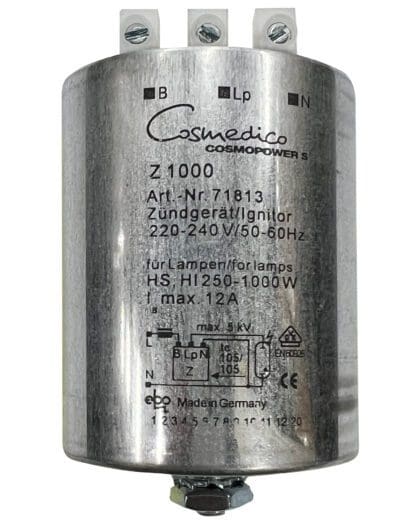 Cosmedico ignition unit, Z 1000.