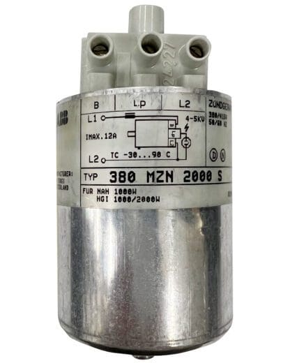 Silver ignition transformer with wiring diagram.