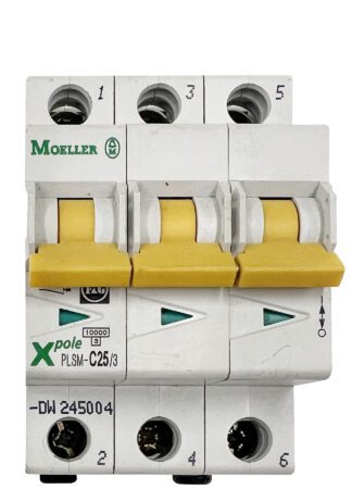 Moeller 3-pole circuit breaker.