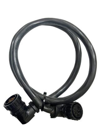 Black cable with two connectors.