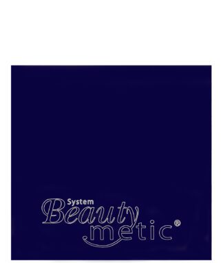 System Beautymetic logo on blue background.