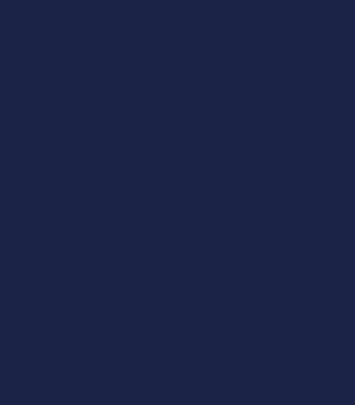 Solid navy blue background.