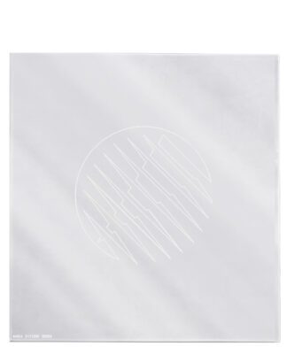 White background with a circle design.